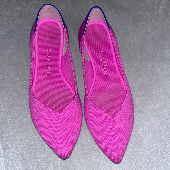 Rothy’s size 5 the Point in Dragon Fruit - Picture 1 of 4